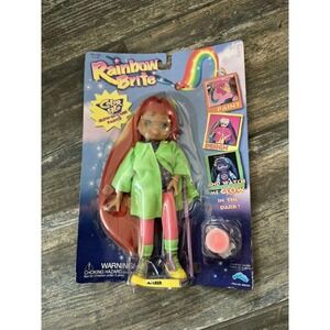 Color‎ Glo Rainbow Brite Doll Amber 9" Original Sealed Package Rare! Collectible